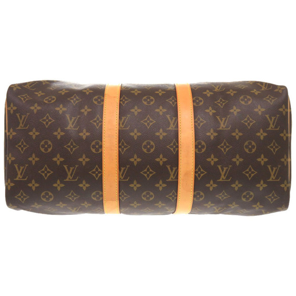 LOUIS VUITTON Brown Monogram Keepall 45 Boston Bag - Picture 3 of 10